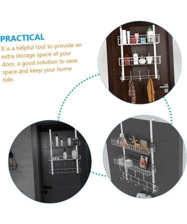 Baluue Clothes Rack Door Hook Wall Shelf Organizer Coat Rack Hooks Storage Hooks Towel Hanger Over Door Hanger Bathroom Towel Holder - Buy Online on GoSupps.com