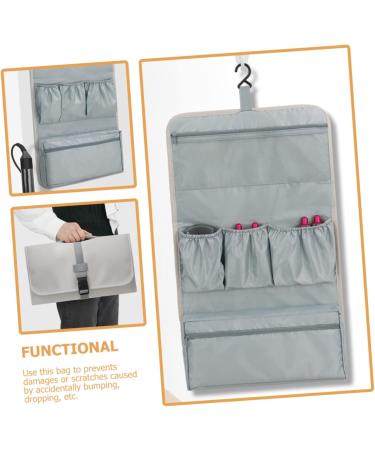 Baluue 4pcs Multifunctional Storage Bag Travel Pouch for Hair Styling Tools Folding Comb Men Leather Grey 69X35CMx4pcs Greyx4pcs - Buy Online on GoSupps.com