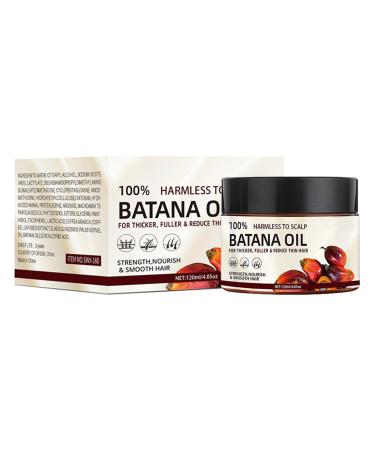 Generisch Batanaa Hair Cream with Batanaa Oil Non-Greasy 120 ml Close and Light Volume of Ha-ir Mask with Natural Plant Extracts for Deep Conditioning