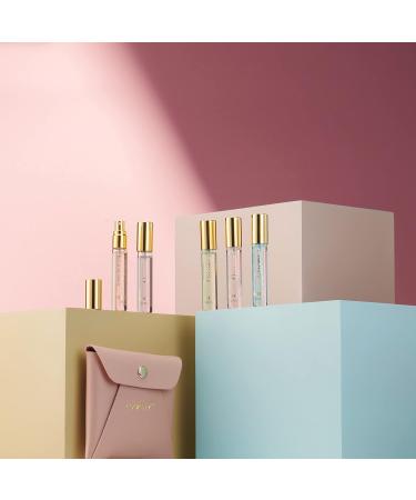 Mini Perfumes for Women Perfume Gift Set 5 Pack Floral Women's Fragrances Perfume Set 10ml Bottle Samples Womens Perfume Sampler Sets Birthday Gifts for Women Wife Mom Sister Pink - Buy Online on GoSupps.com