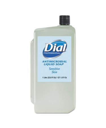 Liquid Dial 82839 1 Liter Sensitive Skin Antimicrobial Soap (Case of 8)