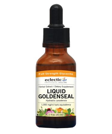 Eclectic Goldenseal Liquid Glycerite, Orange, 1 Fluid Ounce