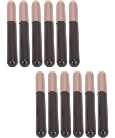 12Pcs Lip Brush Set Synthetic Fiber Bristles Portable and Lightweight Mini Makeup Tool Kit for Liquid Lipstick Gloss Concealer Makeup - Buy Online on GoSupps.com