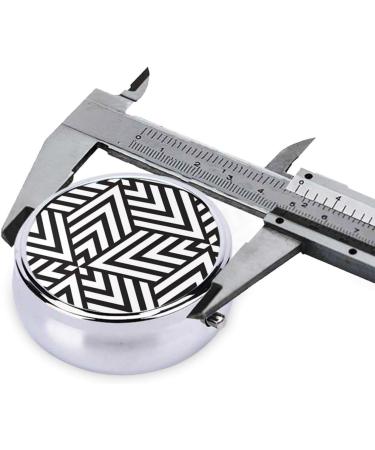 Printidearound 3 Compartment Round Pill Box Organizer - Portable Travel Solution for Medications - International Shipping Available - Buy Online on GoSupps.com