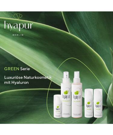 Hyapur Peeling Green 50ml | Gentle Organic Vegan Anti-Aging Care | Natural Oil | Berlin Cosmetics - Buy Online on GoSupps.com