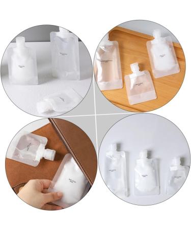 Travel Bag Set for Liquids & Cosmetics - Wofashpuret Clamshell Refillable Shampoo & Lotion Trial Bags - Perfect for International Shipping - Buy Online on GoSupps.com