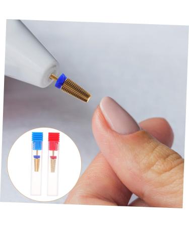minkissy 2pcs Grinding Head Pedicure Drill Bits Nail Drill Heads Nail Polishing Head Nail Beauty Tools Toe Nail Drill Bits Gel Remover for Nails Nail Drill Bits Cuticle Set Acrylic Alloy 7X1.3CM As Shown - Buy Online on GoSupps.com
