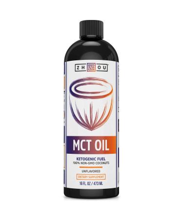Zhou Nutrition MCT Oil Unflavored 16 fl oz (473 ml)