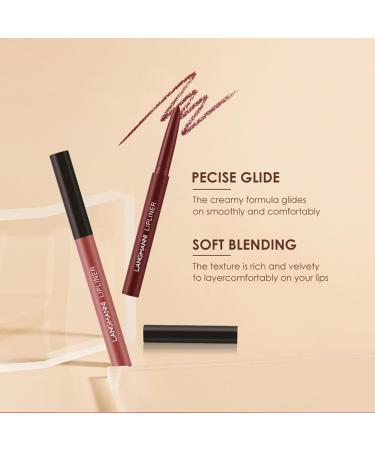 12Pcs Lipstick Makeup Set - 2 in 1 Lip Liner & Gloss Long Lasting Waterproof Matte Liquid Lipsticks & Pencils - Perfect Beauty Gift for Girls - Buy Online on GoSupps.com