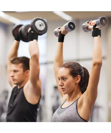 Zenlete Profi 2in1 Train Aid Wrist Bandages - Optimal Lifting Straps for Bodybuilding Weightlifting & Strength Training - Fitness Gear for Men & Women - Black - Buy Online on GoSupps.com