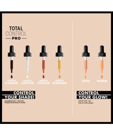NYX Total Control Pro Drop Foundation - Cool Hue Shifter - Buy Online on GoSupps.com