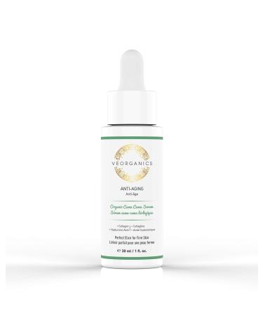 Organic Vitamin C Anti-Aging Facial Serum + Collagen & Hyaluronic Acid