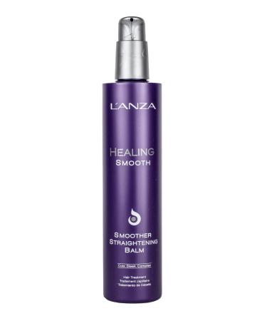 L'ANZA Healing Smooth Smoother Hair Straightener Balm - With Anti-frizz Technology, Moisturises, Nourishes and Boosts Movement and Shine for a Naturally Straight Look (8.5 Fl Oz)