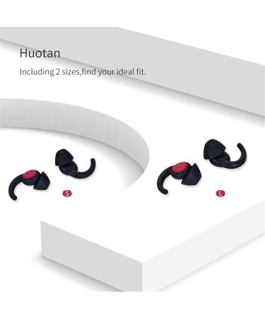 Noise Cancelling Ear Plugs for Sleeping | Reusable Silicone Earplugs - 2 Pairs for Sleep Snoring Concerts & Travel - Buy Online on GoSupps.com