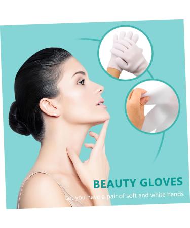 FRCOLOR 2 Pairs Moisturizing Gloves Anti- Cracking Mitten Ladies Mittens Anti- Wrinkle Gloves Hand Softening Gloves Black Gloves Hands Beauty Masks Hand Cream Dryness Women's White Sebs - Buy Online on GoSupps.com