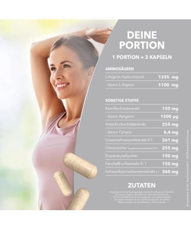 Best Body Nutrition Bitter 7 Capsules | Vegan Plant-Based L-Arginine & L-Glutathione | 100 Count - Optimize Health Naturally - Buy Online on GoSupps.com