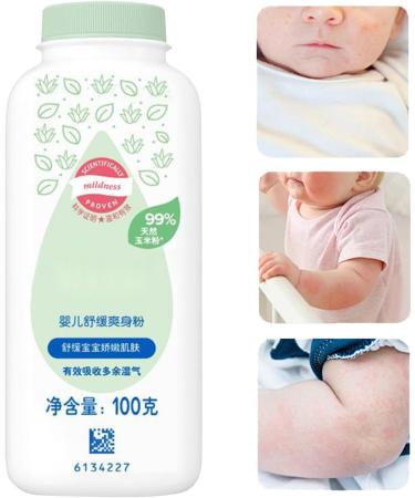  Xinhuju Toddler Body Powder - Organic Based Formula Gentle Talcum Powder for | Naturally Derived Corn Fargarque for Skin Comfort Absorbing Soothing & Cooling - Buy Online on GoSupps.com