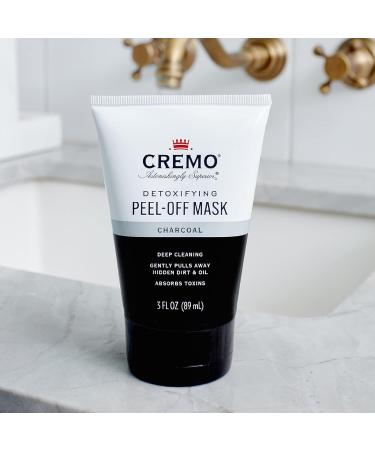 Cremo Detoxifying Peel-Off Mask with Activated Charcoal - 3 oz & 4 oz Options - Buy Online on GoSupps.com