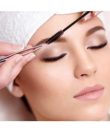 Fomiyes 10-Piece Eyebrow Tweezers Kit - Sloping Pointed Bent Stainless Steel Scissors & Razor for Precision Shaping | International Shipping Available - Buy Online on GoSupps.com