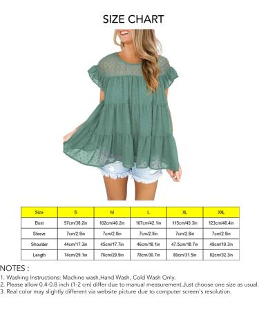Women Summer Top Women Top Round Neck Loose for Party (XXL) Green - Buy Online on GoSupps.com