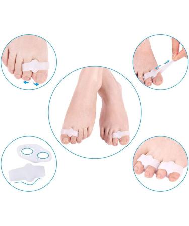 PEDIMEND Gel Toe Spacer with Double Loop (3PAIR - 6PCS) | Bunion & Overlapping Toe Relief | Unisex Foot Care - Buy Online on GoSupps.com