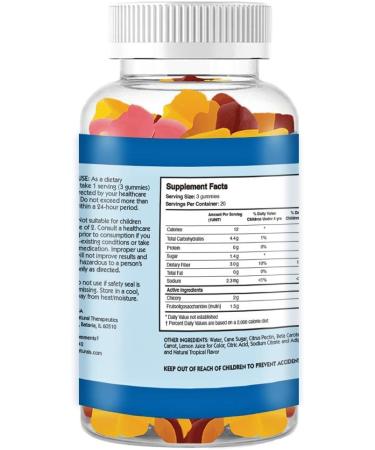 Creekside Naturals Gotta Go Gummies - Pediatrician Formulated Fiber Supplement for Kids, Vegan Mixed Fruit Flavor - 60 Gummies - Buy Online on GoSupps.com