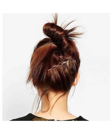 Yheakne vintage hair clip hair clip silver hair clip pin geometry hairpins clips decorative bobby pin metal hair accessories for women and girls 2 pieces (silver)