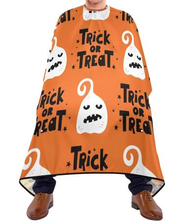 Kigai Happy Halloween Barber Cape - Waterproof Adjustable Hair Cutting Cape for Men & Women | Professional Salon Hairdressing - Buy Online on GoSupps.com