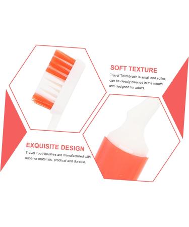 Minkissy 20-Piece Fine Travel Toothbrush Set - Kids & Adults Plastic Foldable Hotel Quality Mouth Cleaning Brushes - Buy Online on GoSupps.com