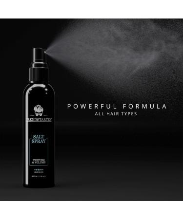TRENDSTARTER Salt Spray - Texturizing & Volumizing Sea Salt Spray for Beach & Surf Hair | Curl & Wave Enhancing Pre-Styling Solution with Castor Oil (4 Fl. Oz - Buy Online on GoSupps.com