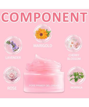 VoH Trade 2 pieces pore primer gel cream pore filling gel cream pore filling primer for the face suitable for all skin tones keeps your skin radiant shrink pores - Buy Online on GoSupps.com