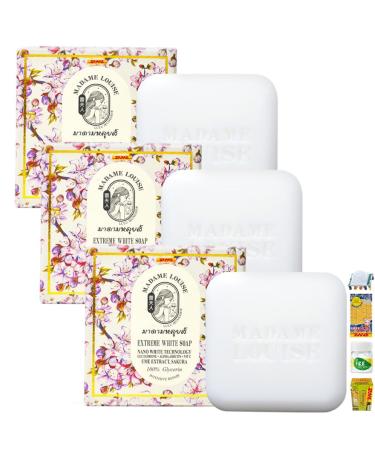 4.23 Oz Ultimate DHL Madame Louise Soap Extreme W N Moisture Nourish Skin (of 3) By Beautygoodshop Get Free For You Beauty Gifts