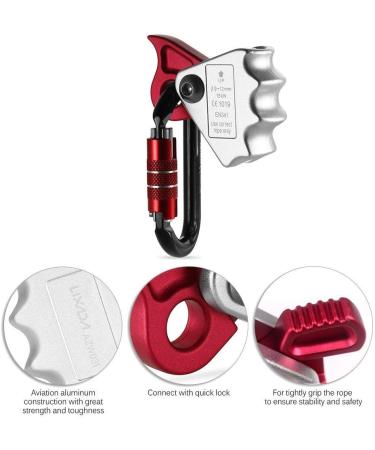 Lixada 24KN Rope Grab with Quick Lock for Rock Climbing Safety | Fall Protection & Rescue Lanyard Grab - Buy Online on GoSupps.com
