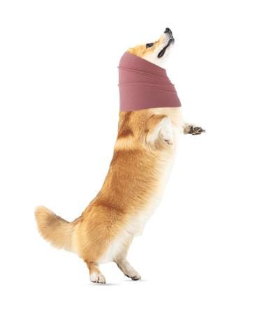 Amaxiu Dogs and ear warmer for dogs dogs earmiths neck and ear warmer for dogs neck and ear warmer dog necker hounds quiet ears covers hood (s pink)