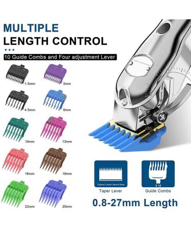Professional Hair Clippers | IPX7 Waterproof Cordless Barber Trimmer Kit | Powerful Adjustable Electric Hair Clipper Set - Buy Online on GoSupps.com