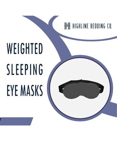 Morgan Home Weighted Eye Mask - 0.5 lbs for Relaxing Sleep | Adjustable Headband | Grey | International Shipping Available - Buy Online on GoSupps.com