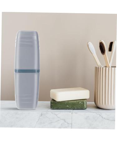 Magiclulu Raccoon Storage Box & Toothbrush Holder - Travel Tooth Cup & Toothpaste Container (Gray 20x6cm) | International Shipping - Buy Online on GoSupps.com