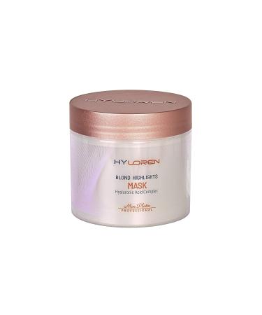 Mon Platin HY Loren Blonde Highlights Mask with Hyaluronic Acid - 500 ml | Premium Hair Mask for Blonde Hair | Neutralizes Tones, Repairs, Restores, Softens, and Strengthens - Buy Online on GoSupps.com