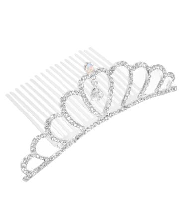 BESTYASH Crown Comb Crown Hair Comb for Girl Crown for Little Girl Rhinestone Crown for Girl Crown with Hair Comb Girl Crown Hair Comb Rhinestone Hair Accessories Rhinestone Crown Hair Comb