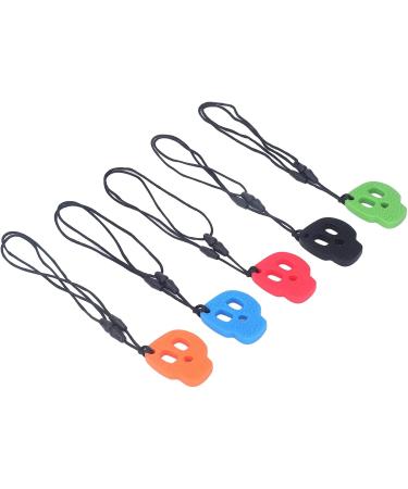 5-Piece Cauhal Chains for Sensory Kids | Silicone Chew Necklaces for Autism ADHD & Anxiety - Supports Oral Motor Skills - Buy Online on GoSupps.com