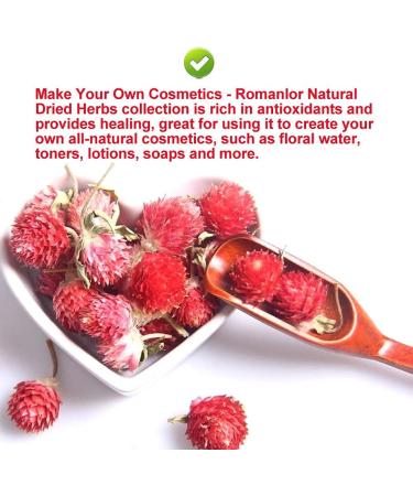 PlantGift Dried Red Artful Plum Tea 30G/1oz - Gluten-Free Non-GMO Dried Flowers Herbs Kit for Bath Soap Making Dry Flowers - Buy Online on GoSupps.com