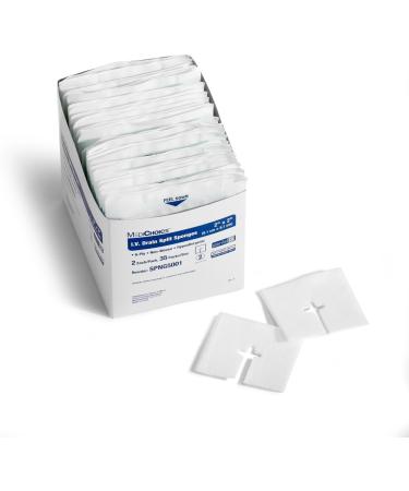 MediChoice All-Purpose 4x4 Inch Non-Woven Sponges - Non-Sterile Case of 2000 for International Shipping - Buy Online on GoSupps.com