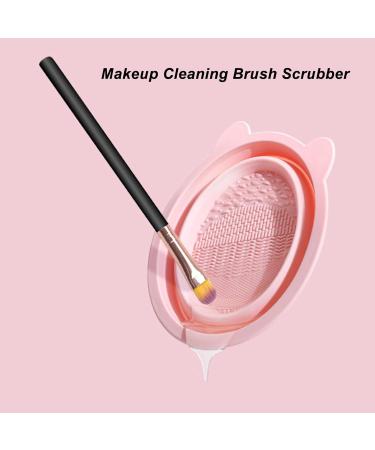 Buy Makeup Brush Cleaner - Silicone Resilient Scrubber for Brushes Puffs & Sponges - Compact & Portable - Fast International Shipping - Buy Online on GoSupps.com