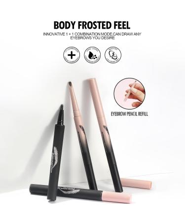  Riaisttd Garden fork eyebrow pencil waterproof and durable product weight 2.6g natural eyebrow enhancer with brush ideal for precise shaping and filling. - Buy Online on GoSupps.com