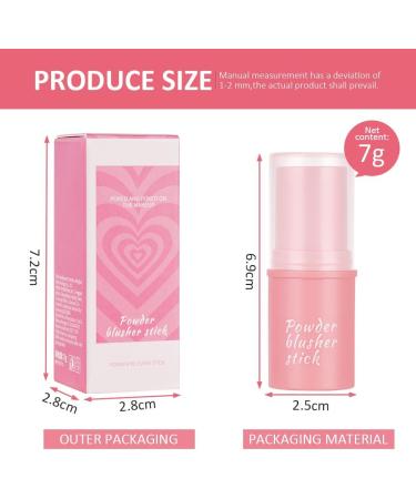  LOPHE Cream blush stick creamy texture moisturizing for the face with natural milk matte monochromatic red for eyes light - Buy Online on GoSupps.com