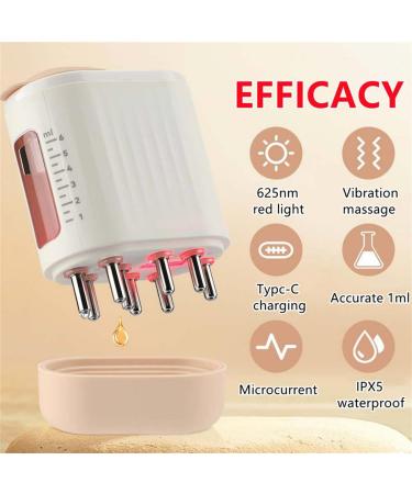 OPOSSUM 2-in-1 Electrical Hair Oil Applicator & Scalp Massager with Red Light - Silkstream Hair Oil Comb (2 Pieces) | International Shipping - Buy Online on GoSupps.com