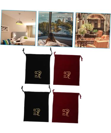 Healeved 4pcs Storage Bag Hair Dryer Bags Bag Storage Organizer Hair Dryer Organizers Hair Dryer Case Fabric - Buy Online on GoSupps.com