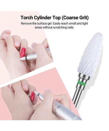 MelodySusie Nail Drill Bits Set - 7Pcs Professional Tungsten Carbide Ceramic Acrylic File Drill Bit for Manicure Pedicure - Purple - Buy Online on GoSupps.com