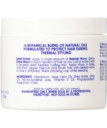Nairobi Wave Curl and Shine Styling Wax 4.0 Oz - Best International Shipping for Gorgeous Curls - Buy Online on GoSupps.com