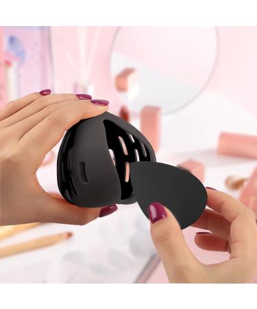 Beauty Sponge Holder Set - Ideal Protection and Storage for Makeup Sponges Black - Buy Online on GoSupps.com